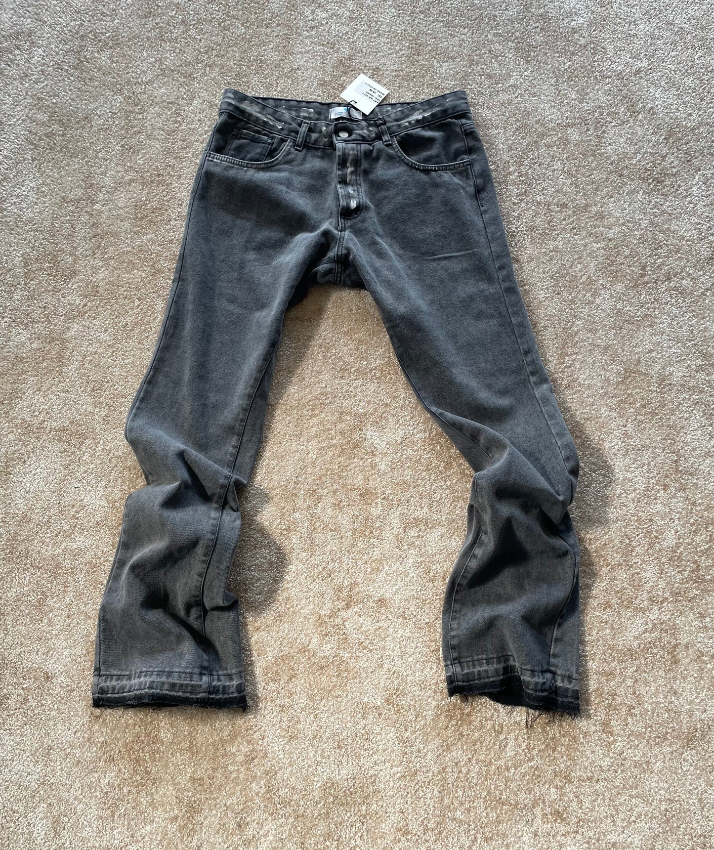 Jeans Flared Grigio