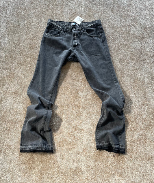 Jeans Flared Grigio