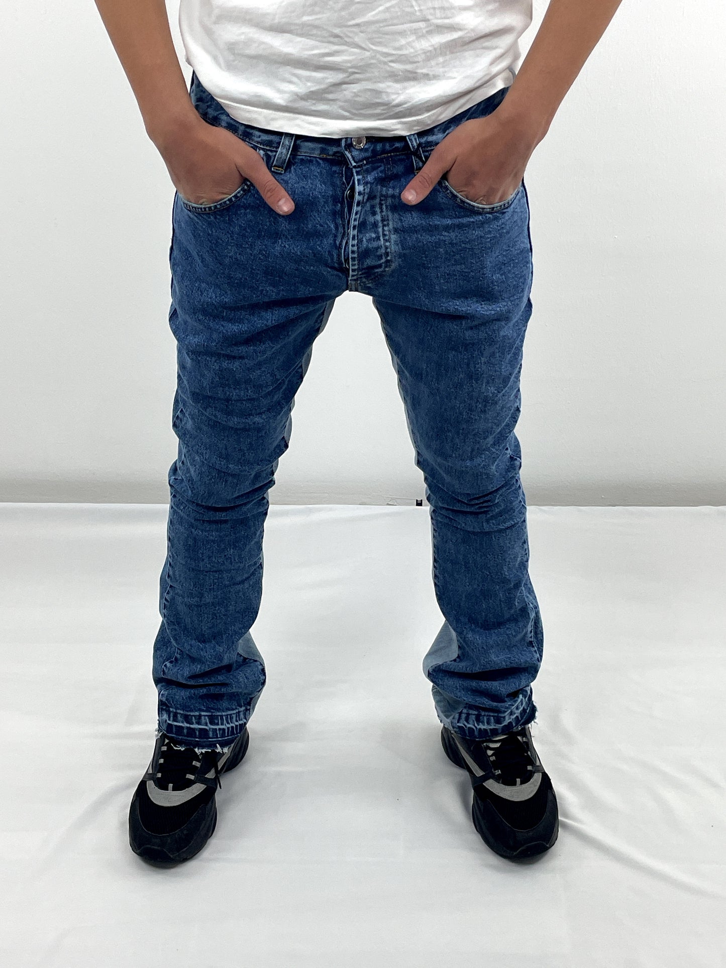 Jeans Flared Cyan