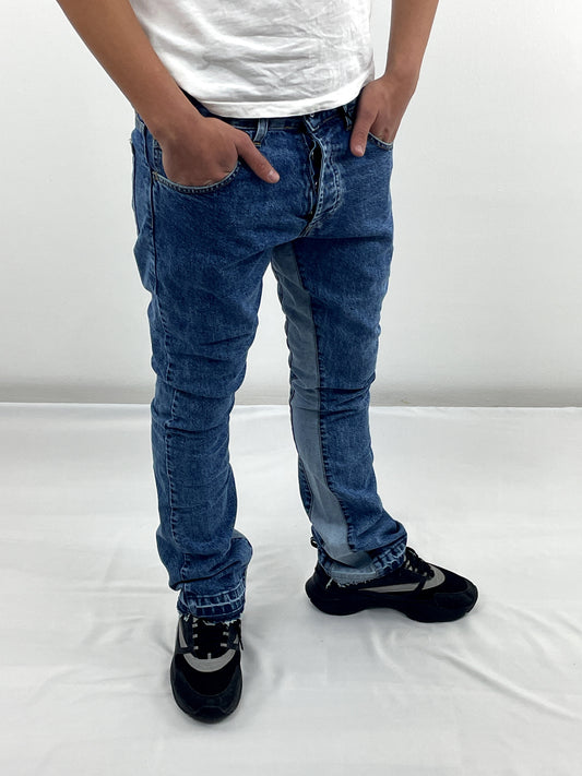 Jeans Flared Cyan
