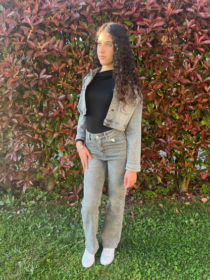 Giacchetta Jeans Shine