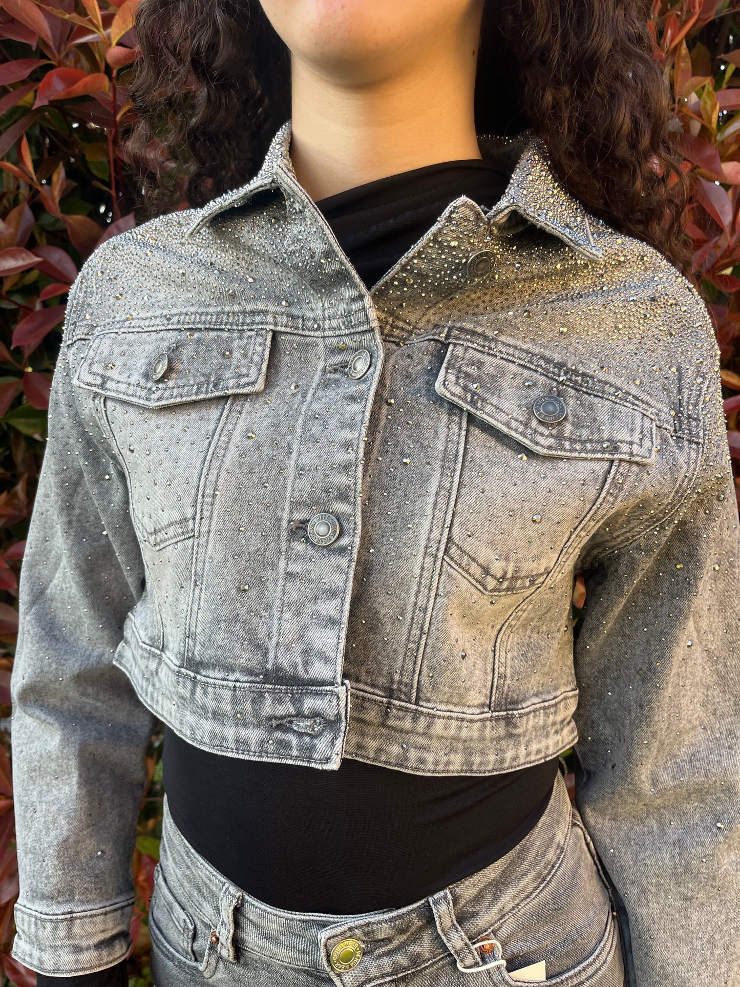 Giacchetta Jeans Shine